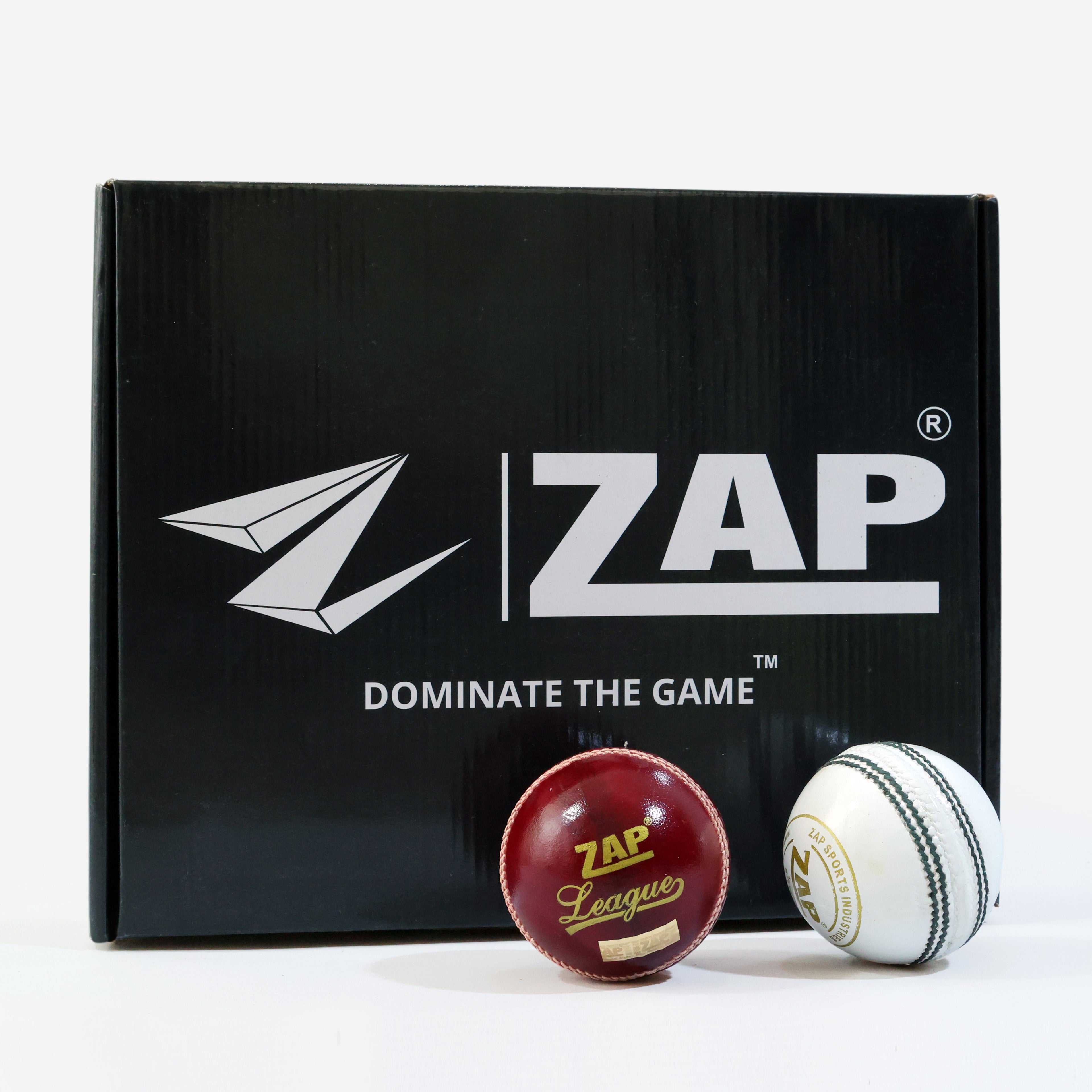 ZAP League Cricket Leather Ball-4